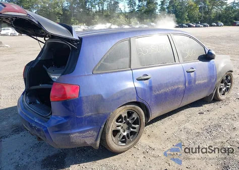 2007 Acura Mdx Technology Package z USA, uszkodzony, nr VIN 2HNYD28447H526495